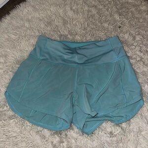 Lululemon Athletica Teal Athletic Shorts